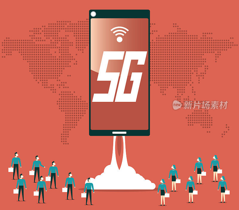 5G -智能手机飞行